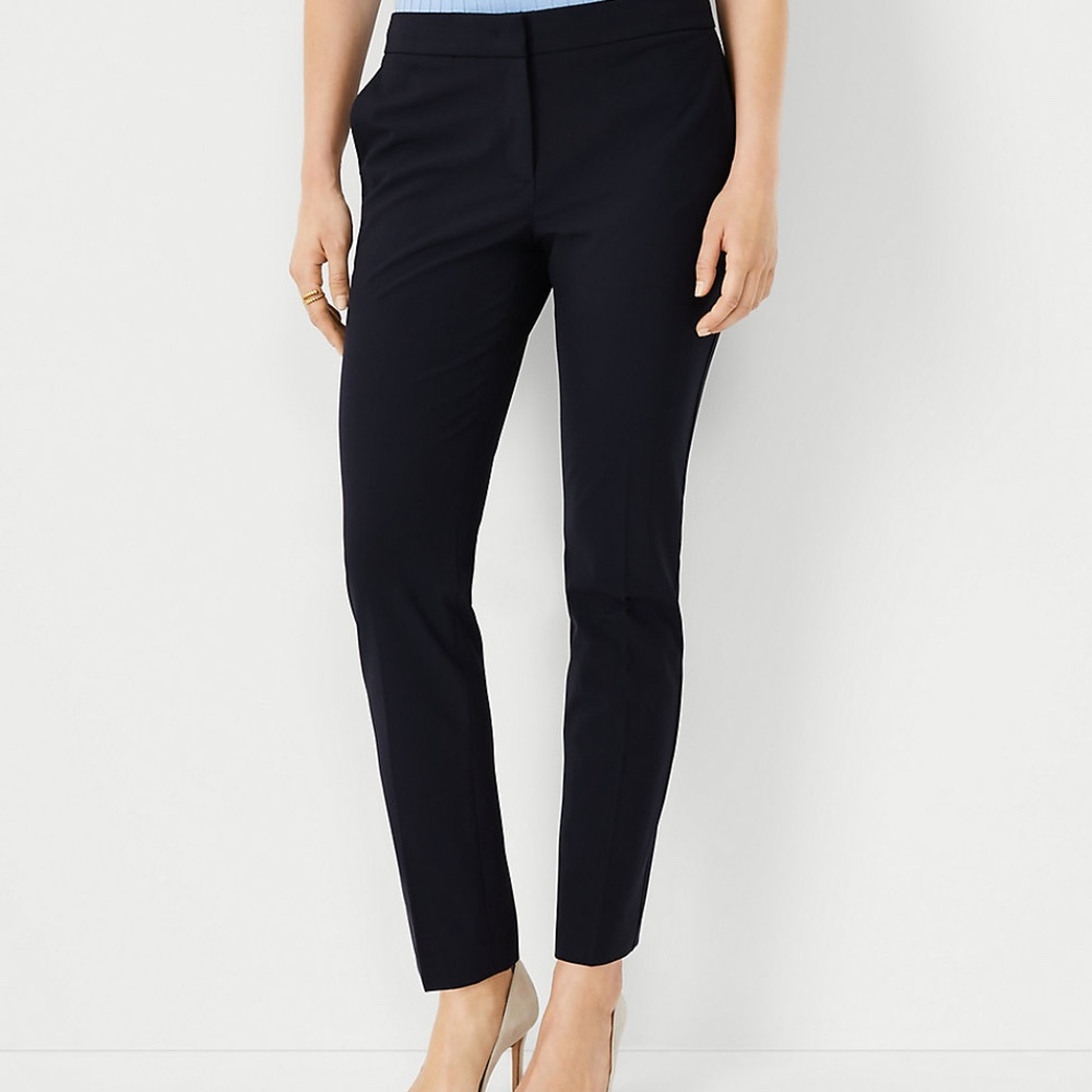 Navy Ann Taylor Ankle Pant